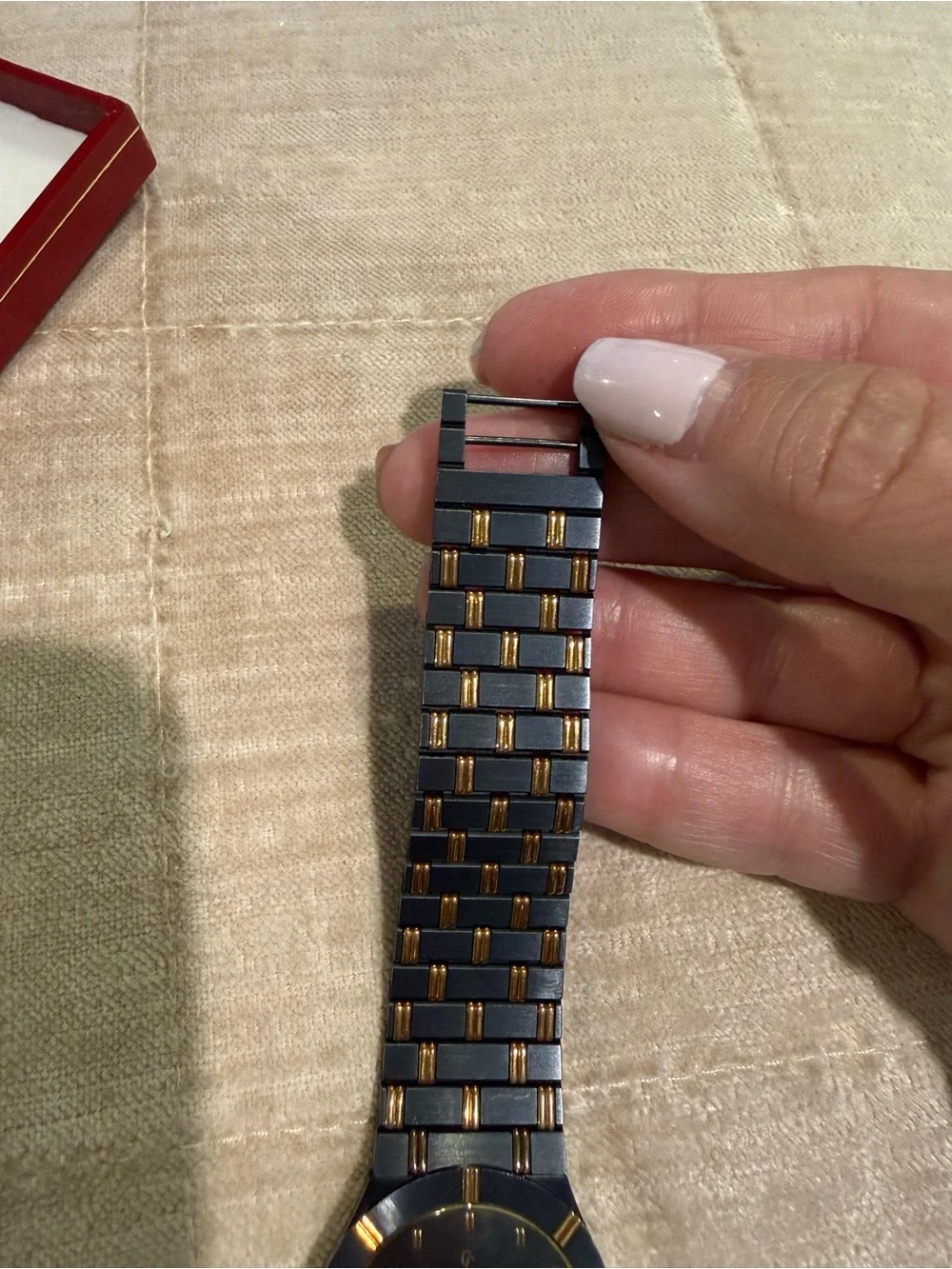 Concord special edition black and gold watch